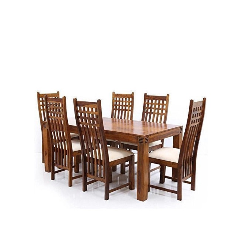 Avilys Solid Wood 6 Seater Dining Table