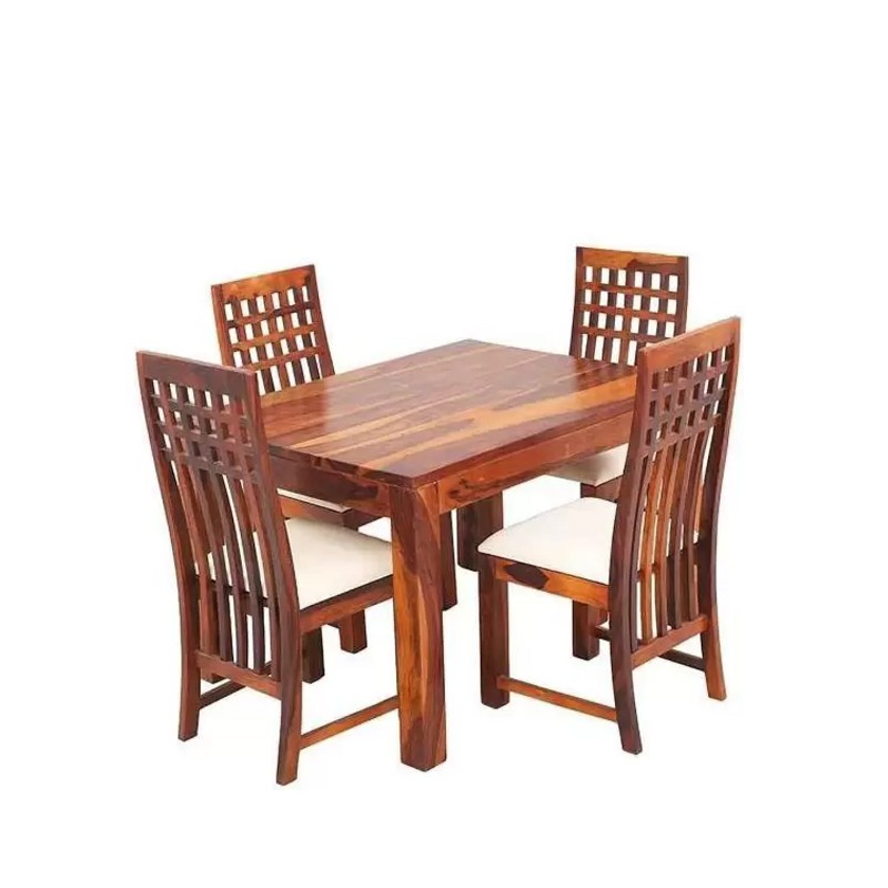 Antara Solid Wood Four Seater Dining Table